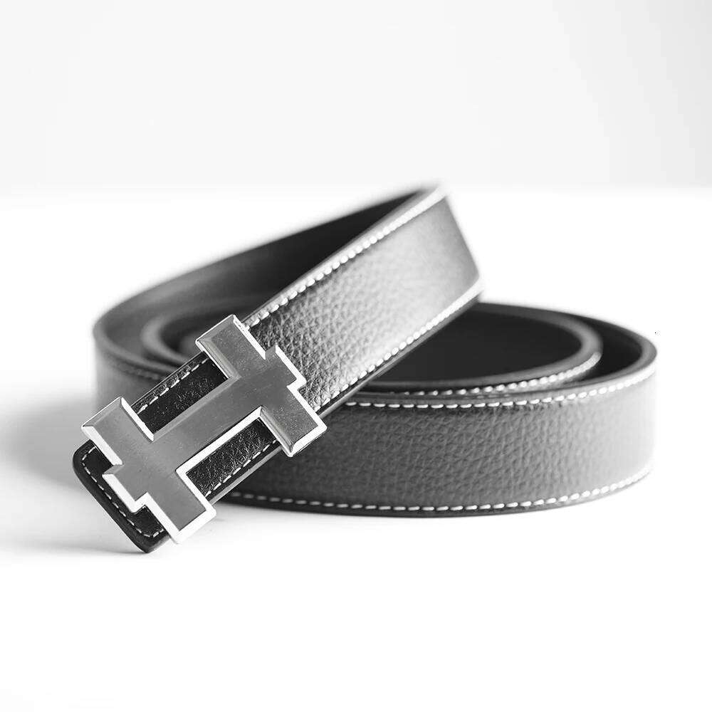 Luxury Designer Brand Belts Men High Quality Male Women Genuine Real Leather H Buckle Dress Strap Belt for Jeans Y260225