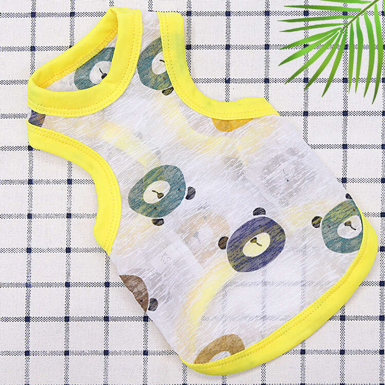Pet Clothing Small Medium Dogs French Bulldog Cat Teddy Bichon Sun Protection Vest Dog Clothes Supplies WKERSIY