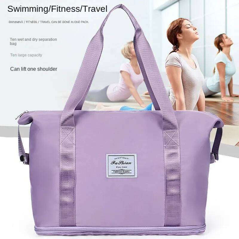 2026 New Women's Large Capacity Expandable Gym Multifunctional Travel Duffel Yoga Tote Mommy Bag for Daily & Sports Use Y260225
