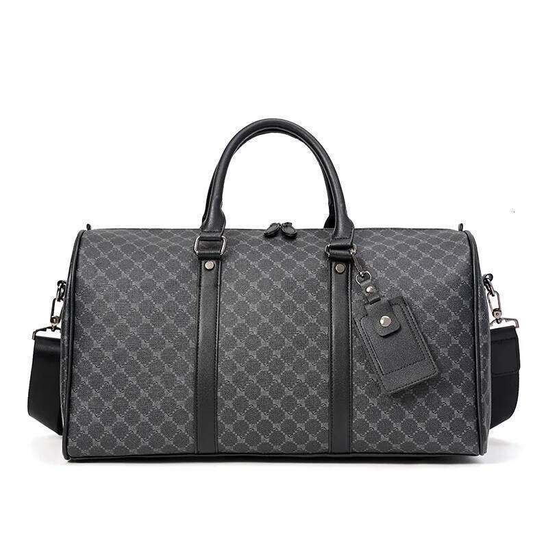 Fashion Men/Women Fitness Handbag Leather Male Shoulder Bags Business Large Travel Tote Luggage Bag Y260225