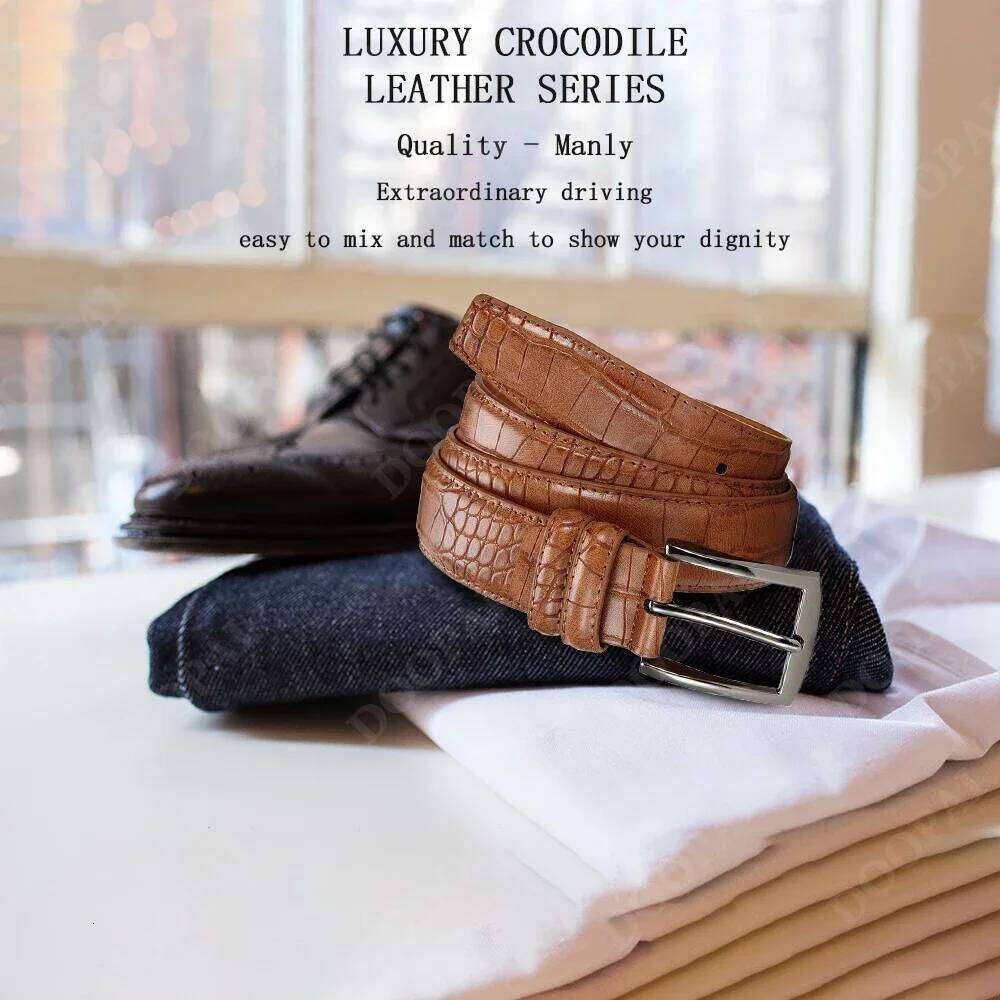 Famous Brand Business Belt Top Quality PU Luxury Leather Waist Strap Black Male Automatic Buckle Jeans Belts for Men Y260225