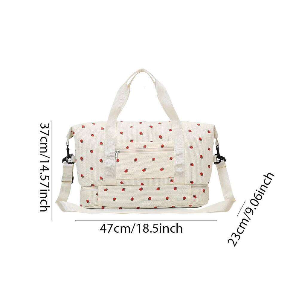 Travel Duffle Sport Gym with Shoe Compartment Carry On Tote Luggage Bag for Women Girls Y260225