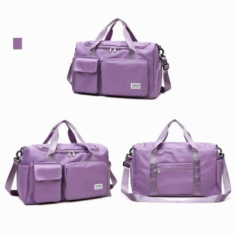 Oxford Travel Luggage Foldable Short Distance Nylon Duffle Bag Multi-functional Multi Layered Large Capacity Handbag Girl Y260225