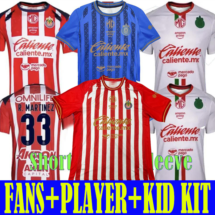 2025 2026 Chivas de Guadalajara jerseys 25 26 CHICHARITO A.ZALDIVAR CALDERON BRIZUELA F. BELTRAN home away Alvarado HOMBRE football shirt size 16-4XL
