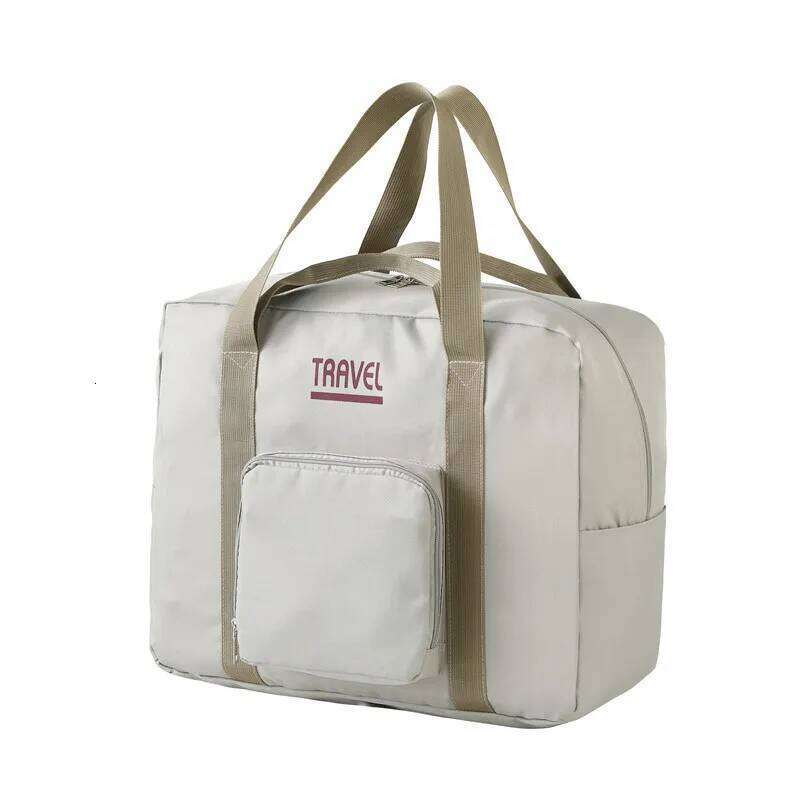 Travel large capacity hand luggage bag, foldable student trolley travel storage bag Y260225