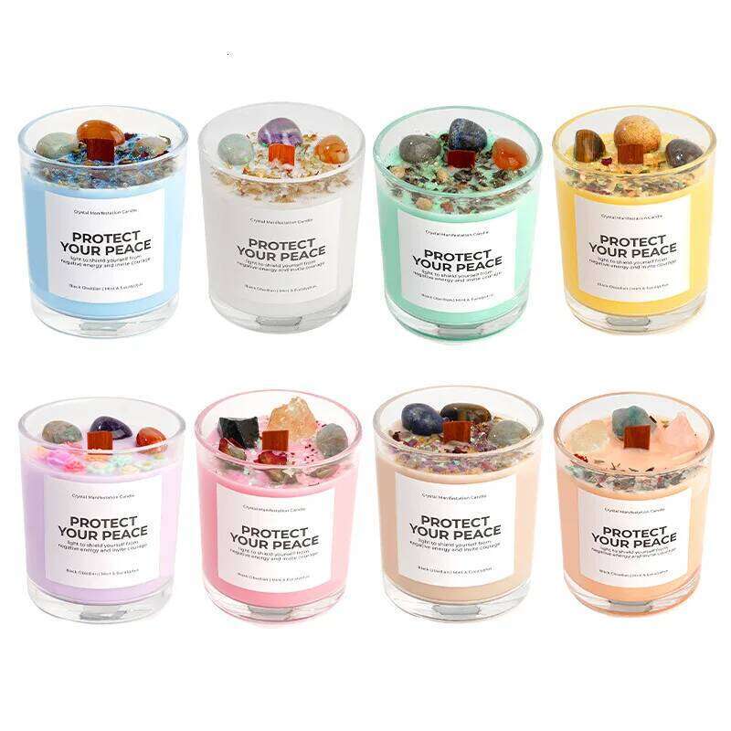 Candles Home Decoration Soy Wax Handmade Aromatherapy Birthday Scented Candle Decor H260225