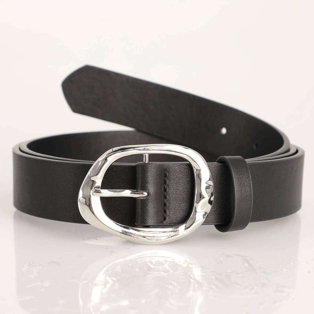 New Luxury Women's Belt Fashion Casual Classic Silvery Buckle Belts Plus Size - Pair with Jeans, Pants, Dress, For Ideal Gifts Y260225