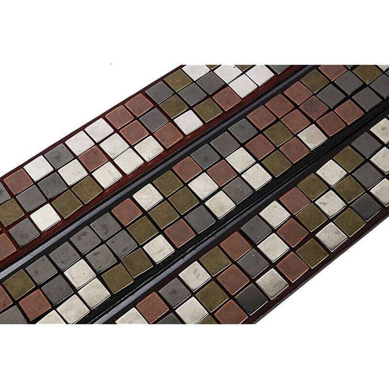 3.8CM Heavy Metal Rivet Plate Cowboy Genuine Leather Jeans Belts For Vintage Punk Men Belt Ceinture Homme Male Strap Y260225