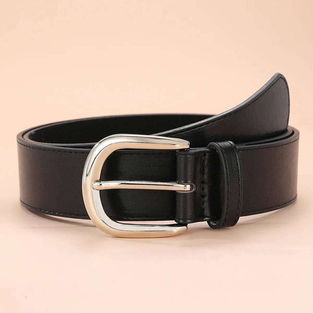New Simple Women's Needle Buckle Versatile for Daily Use Korean Edition Ins Style White Fashion Decoration Jeans Belt Y260225
