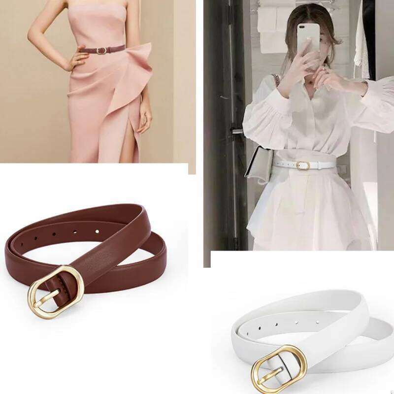 Top Quality Women's Pin Buckle Belt, 95-105cm Genuine Leather with Dress, Jeans Belt for Women Y260225