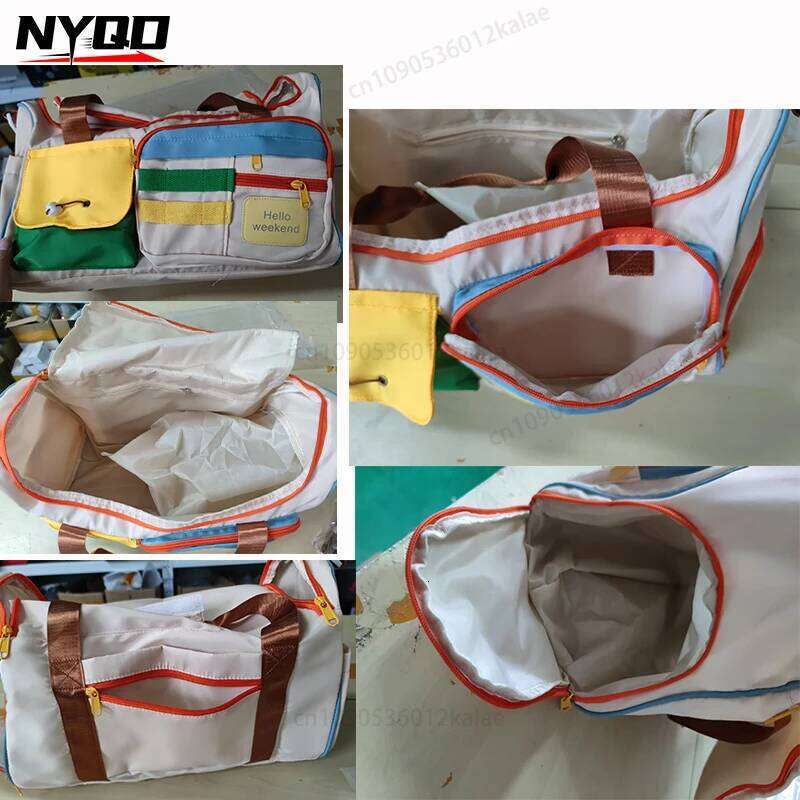 Large capacity Cosmetics Travel Professional Fitness Yoga Swimming Training Backpack Satchel Shoulder Crossbody Tote Bag Y260225