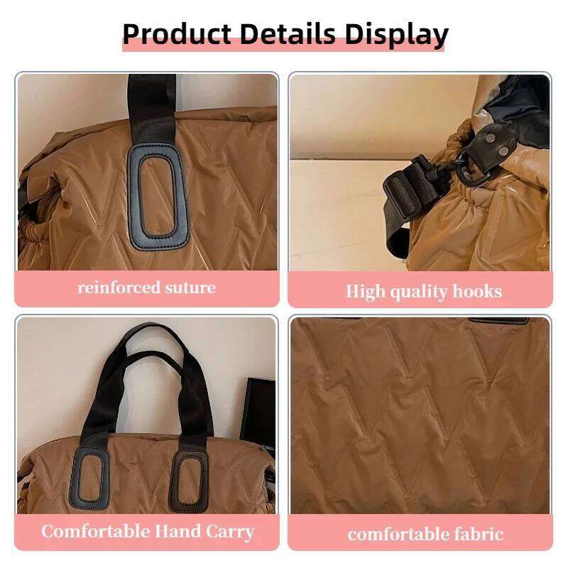 Fashionable Travel Tote Bag, Large Capacity, Winter Women's Handbag, Suitable for Sports Yoga, Daily Travel, Etc Y260225