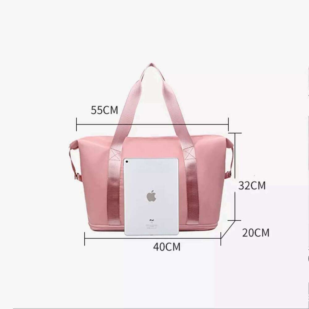 Foldable with Wet & Dry Pockets Fitness Sports Bag Large Capacity Shoulder for Travel Luggage Y260225