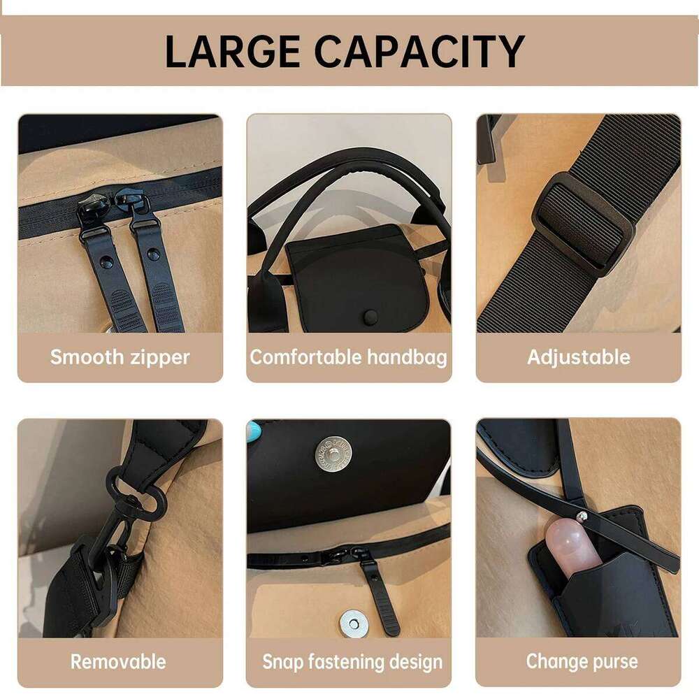 Short-Distance Women's Sports and Fitness Business Trip Travel Cross-Body Lightweight Luggage Bag, Large-Capacity Swimming Tote Bag Y260225