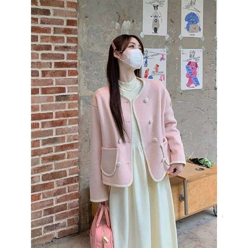 Gentle Long-sleeved Half-high Collar Knitted Dress Women New Autumn Long Skirt XJ260225