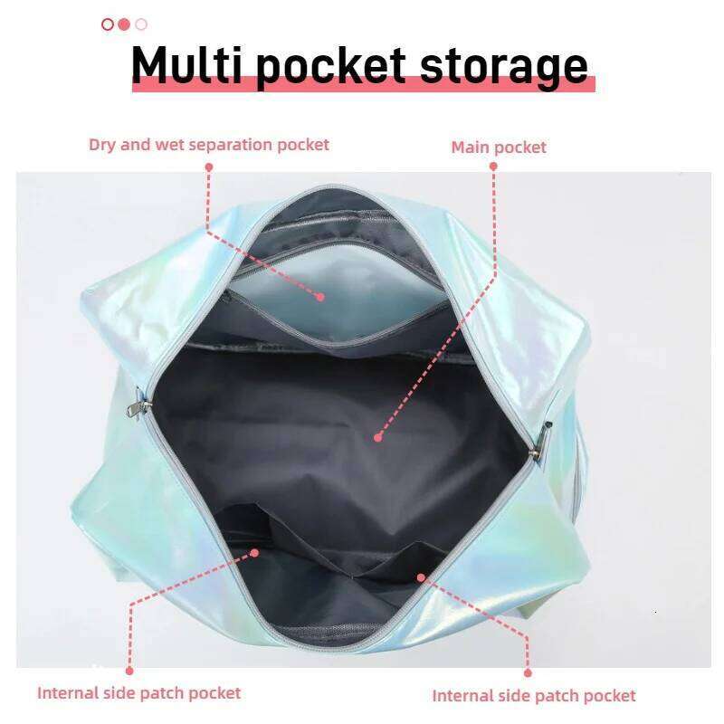 Fashionable Large Capacity Luggage Bag,Lightweight Nylon Weekend Tote Bag,Suitable for Gym,Sports,And Overnight Travel Y260225