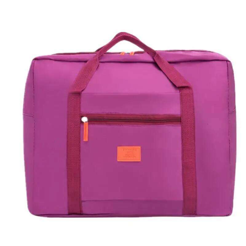 High Capacity Folding Nylon Waterproof Duffel Bag Hand Clothes Organizer Men And Women Travel Storage Y260225