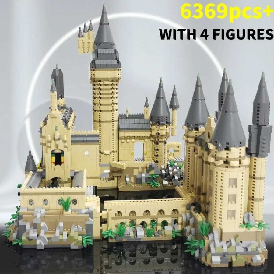New Magic Hogwarts Castle Micro Building Blocks Street View Architecture Creative MOC Model Kit Kids Christmas Birthday Gifts X260311 - view 4