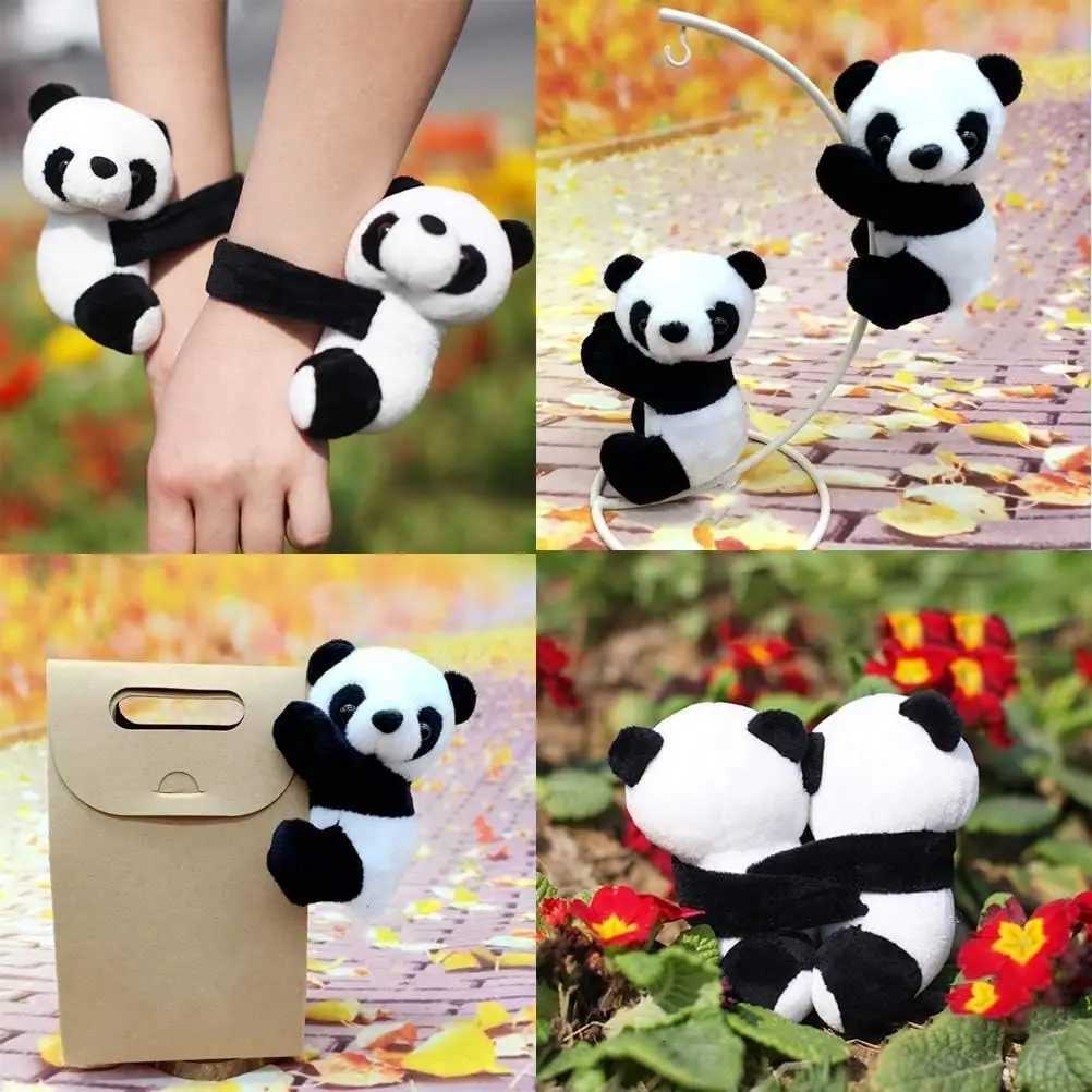 Finger Panda Clips Home Decoration Plant Pots Bonsai Craft Decor Panda Curtain Holder Stand Note Memo Clips Photo Holder Chinese H260225
