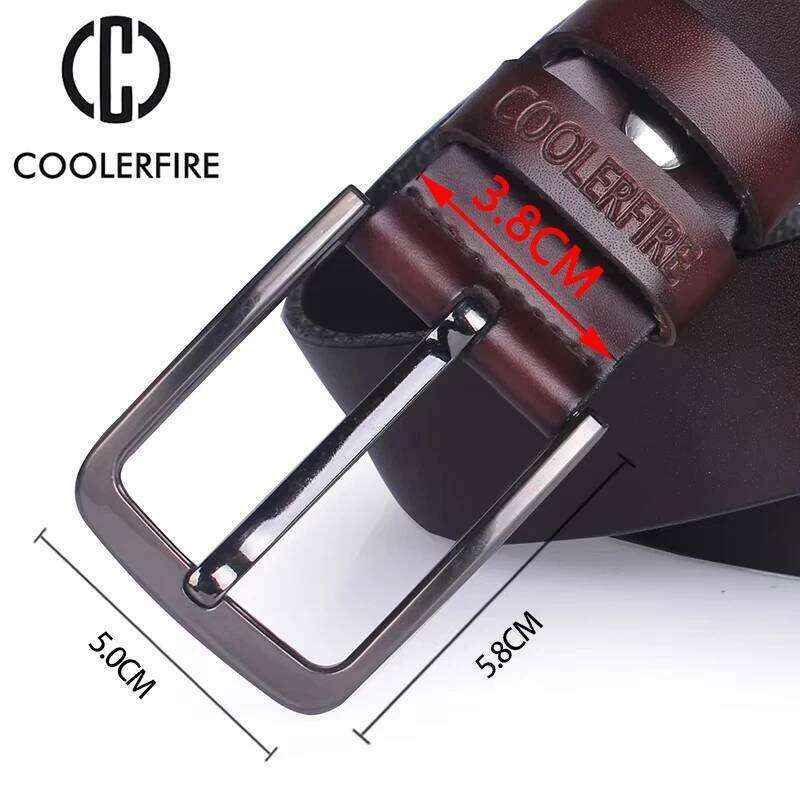 High quality genuine leather belt luxury designer belts Belts men Cowskin Fashion vintage pin buckle for jeans Y260225