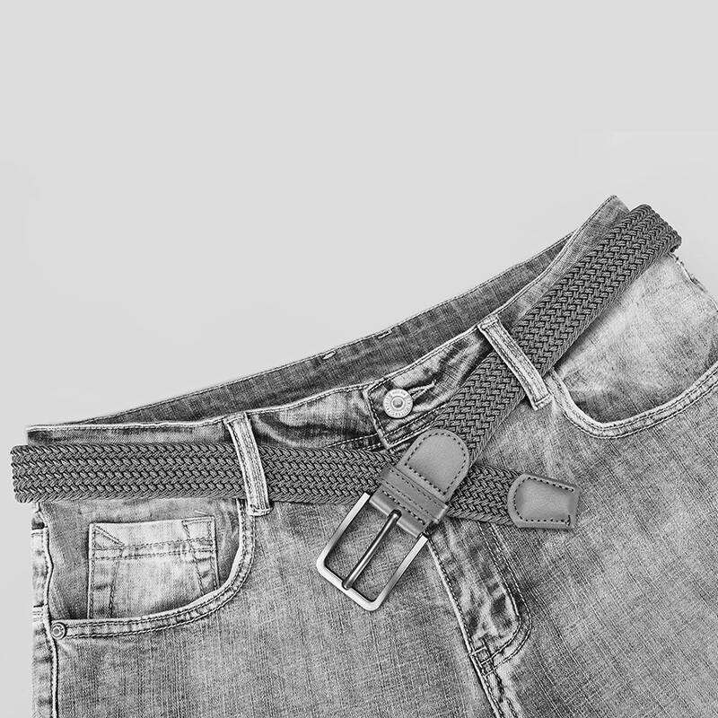 Outdoor Adventure Stretch Fashion Retro Casual Pants Shorts Simple Personalized Men's Tactical Belt Y260225