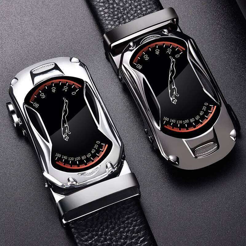 Men Plus Large Long Size 130 140 150 160 170 cm Leather Belt Metal Alloy Automatic Buckle Brand Luxury Design Waist Belts Straps Y260225