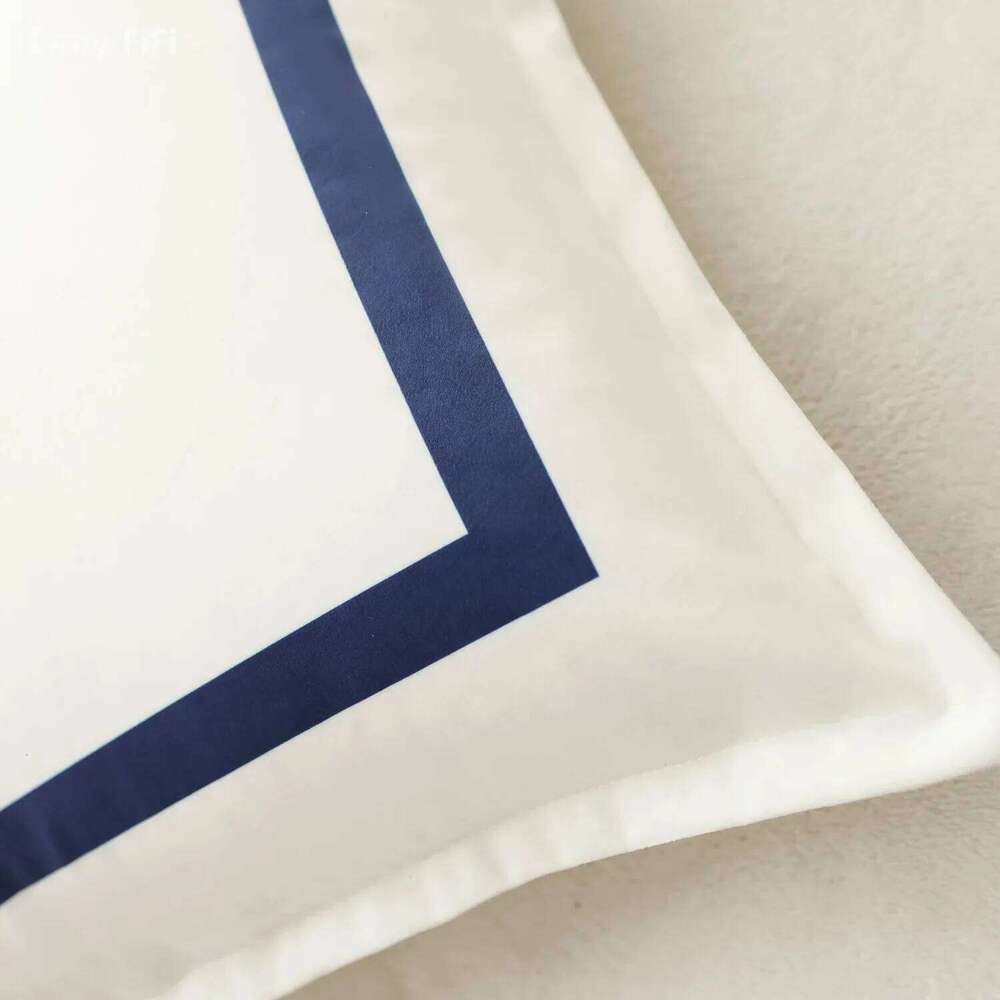 Simple Printed Cushion Cover Velvet Black Blue Square Soft Home Decoration Pillow Case Cozy Living Room Bedroom 45x45cm 40x40cm