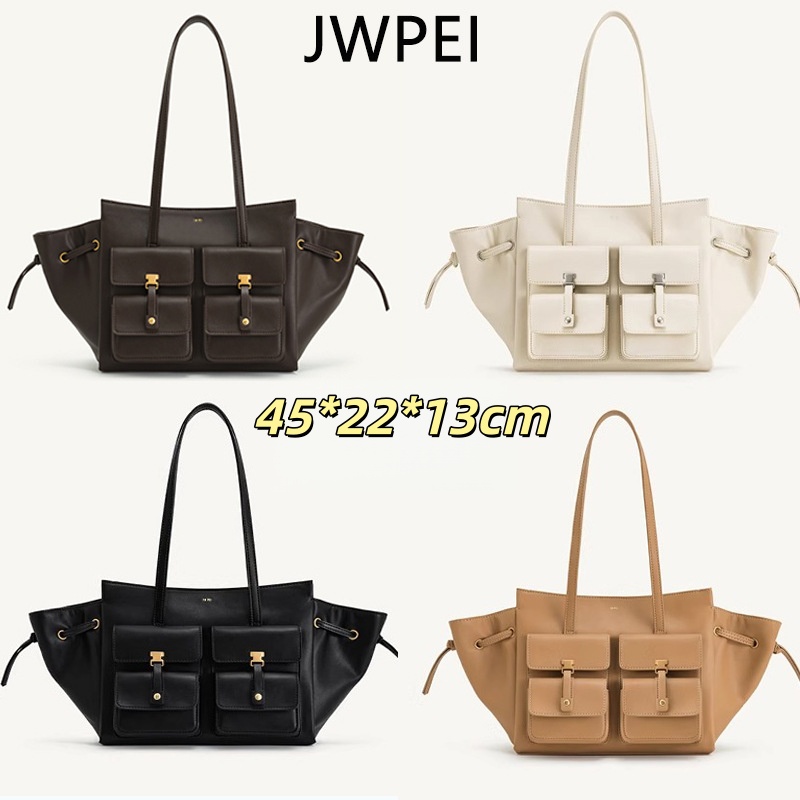 Designer bag JWPEI tote bag Luxury Bag Pocket Handbag Linda Motorcycle Tote Bag Female Large Capacity Single Shoulder Underarm Totes