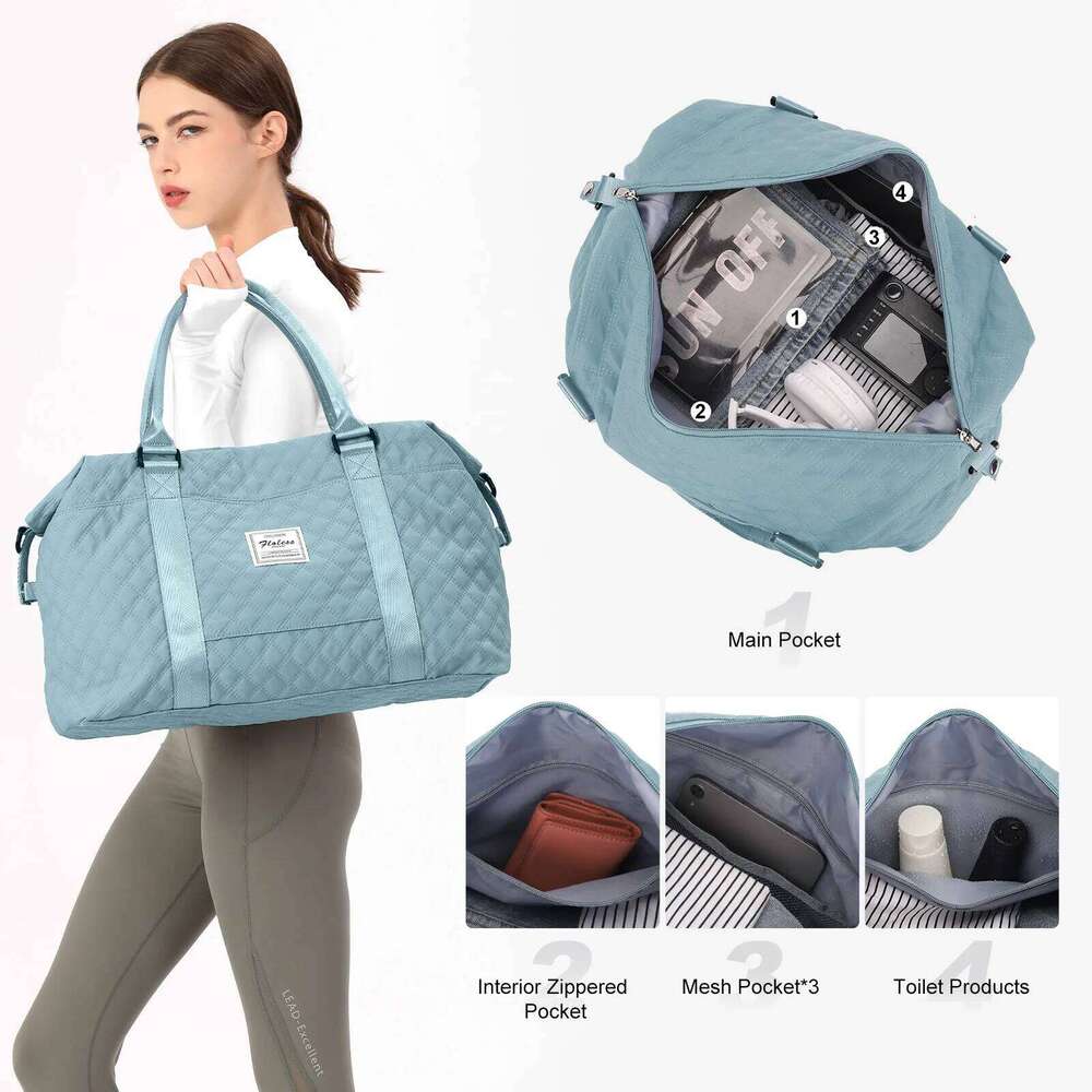 Suitcases Luggage Bag Cabin Travel Sports Fitness Bags Package, Weekend Short-Term Seaside Vacation Bag, Dry-Wet Separation Y260225