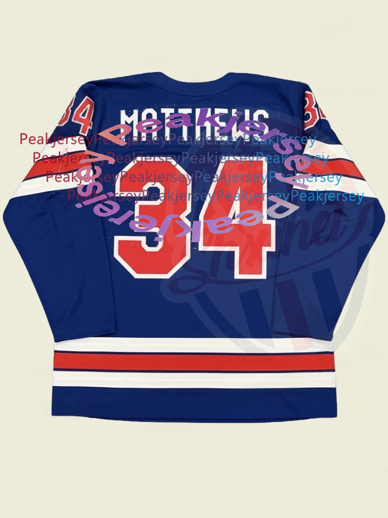 USA Team 2026 Hockey Jeresy Thompson J.Hughes Matthews Werenski Gaudreau Tkachuk Miller Robertson Eichel Guentzel Hellebuyck Custom Double-Reinforced 