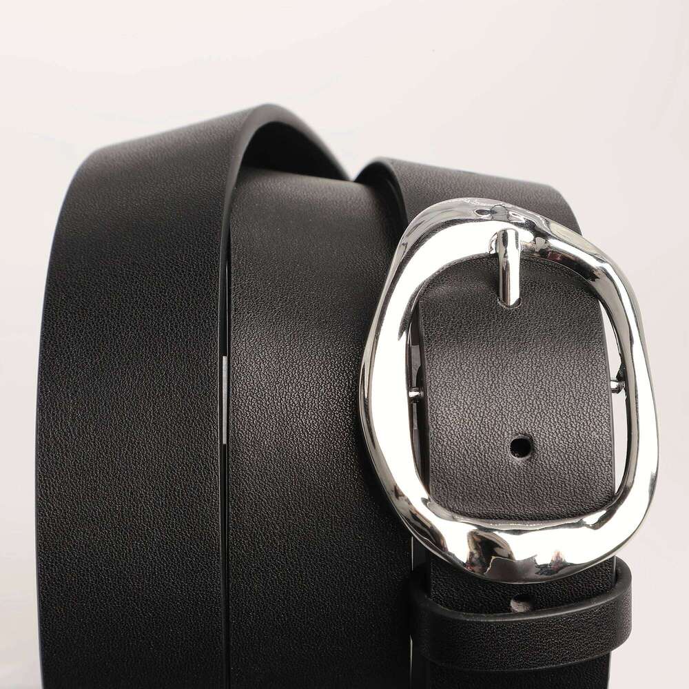 New Luxury Women's Belt Fashion Casual Classic Silvery Buckle Belts Plus Size - Pair with Jeans, Pants, Dress, For Ideal Gifts Y260225