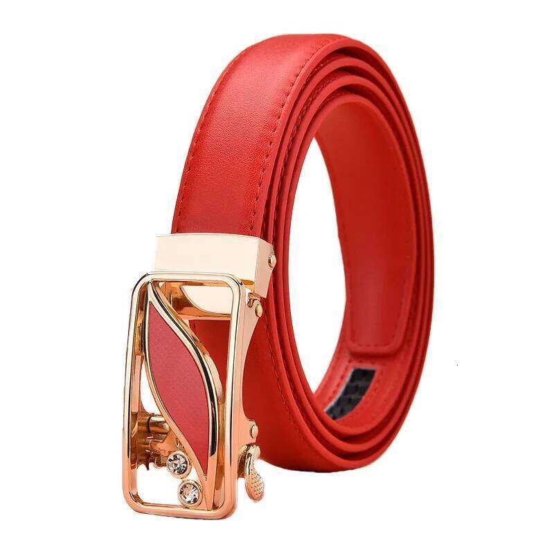 Fashion Women's Versatile Automatic Buckle Belt High Quality PU Leather Youth Trend Casual Strap for Women Y260225