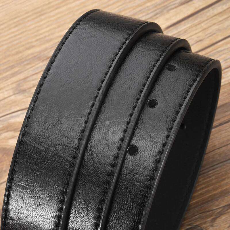 High Quality Alloy Pin Buckle Simple And Versatile Men's Business Belt Unisex Gift Suitable For Formal Occasions Y260225