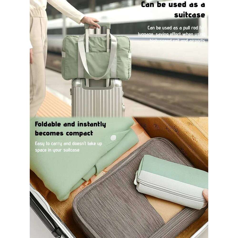 Waterproof Foldable Travel Duffle Large Capacity Carry On Tote Luggage Storage Bag with Multiple Pockets Y260225