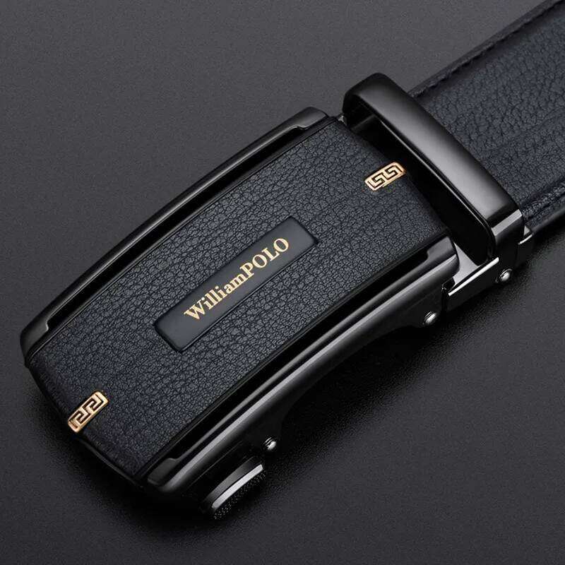 Men's automatic buckle fashionable versatile waist belt, personalized and casual pants belt Y260225