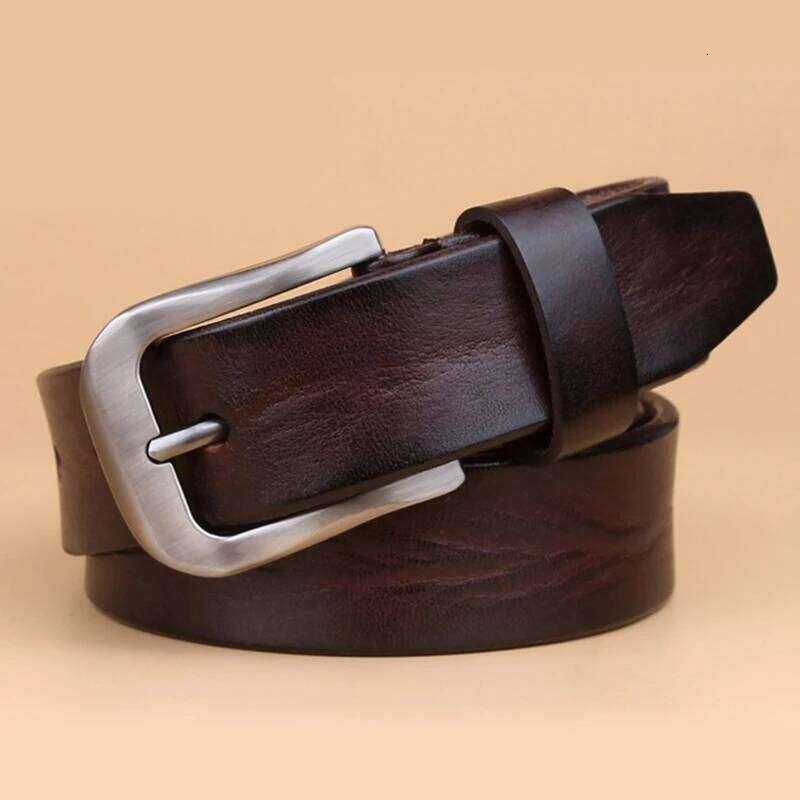 2.8CM designer belt women high quality full grain 100% real cowskin genuine leather girdle luxury coffee brown ceinture red Y260225