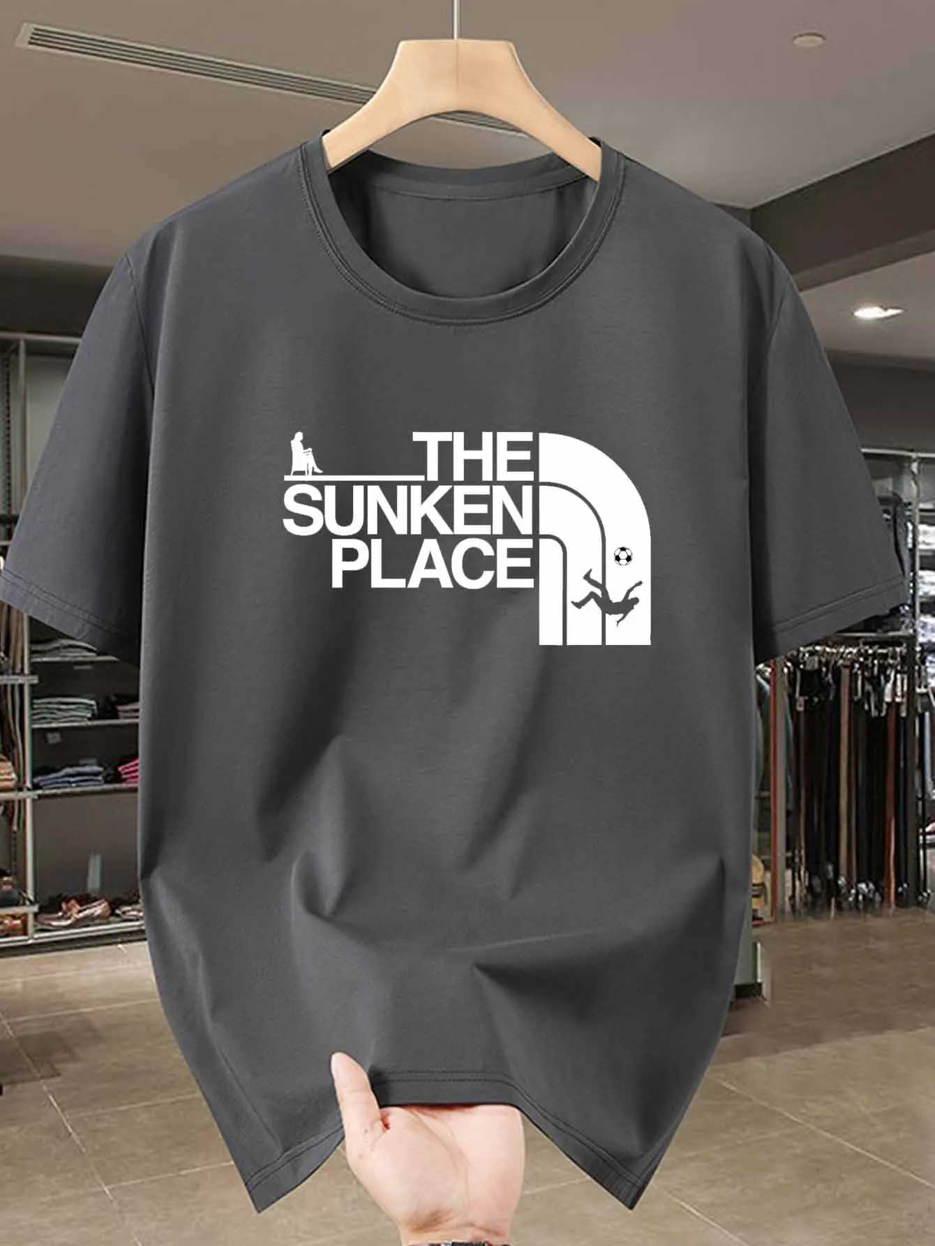 Men's Humorous Graphic Print Crew Neck T-Shirt | Premium Cotton Casual Short Sleeve Tee for Streetwear StyleT260225