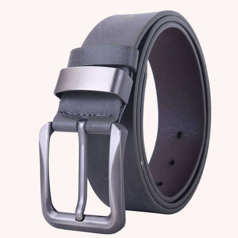 Accessories For Gents Leather Belt Trouser Waistband Stylish Casual Belts Men With Gray Bule Brown Color Y260225