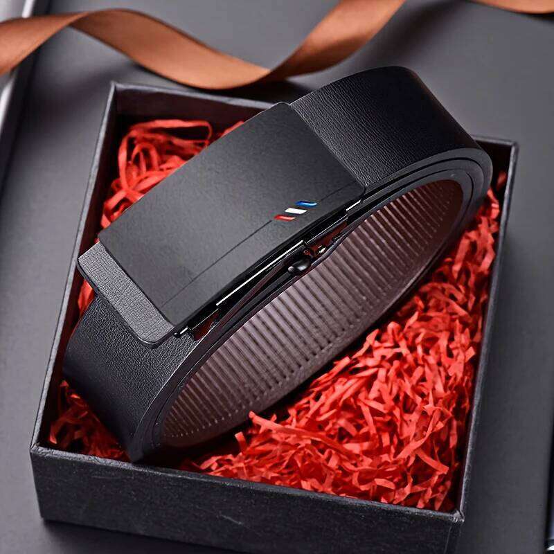 Fashionable Trendy Paired With Casual Pants And Shorts Personality Simple Men's Business Belt Wholesale Y260225