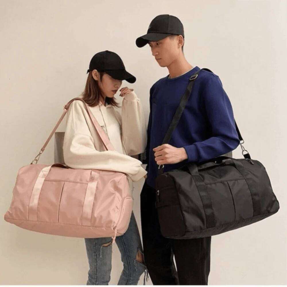 Oxford Travel Luggage Multi-functional Short Distance Nylon Duffle Bag Multi Layered with Shoe Compartment Y260225