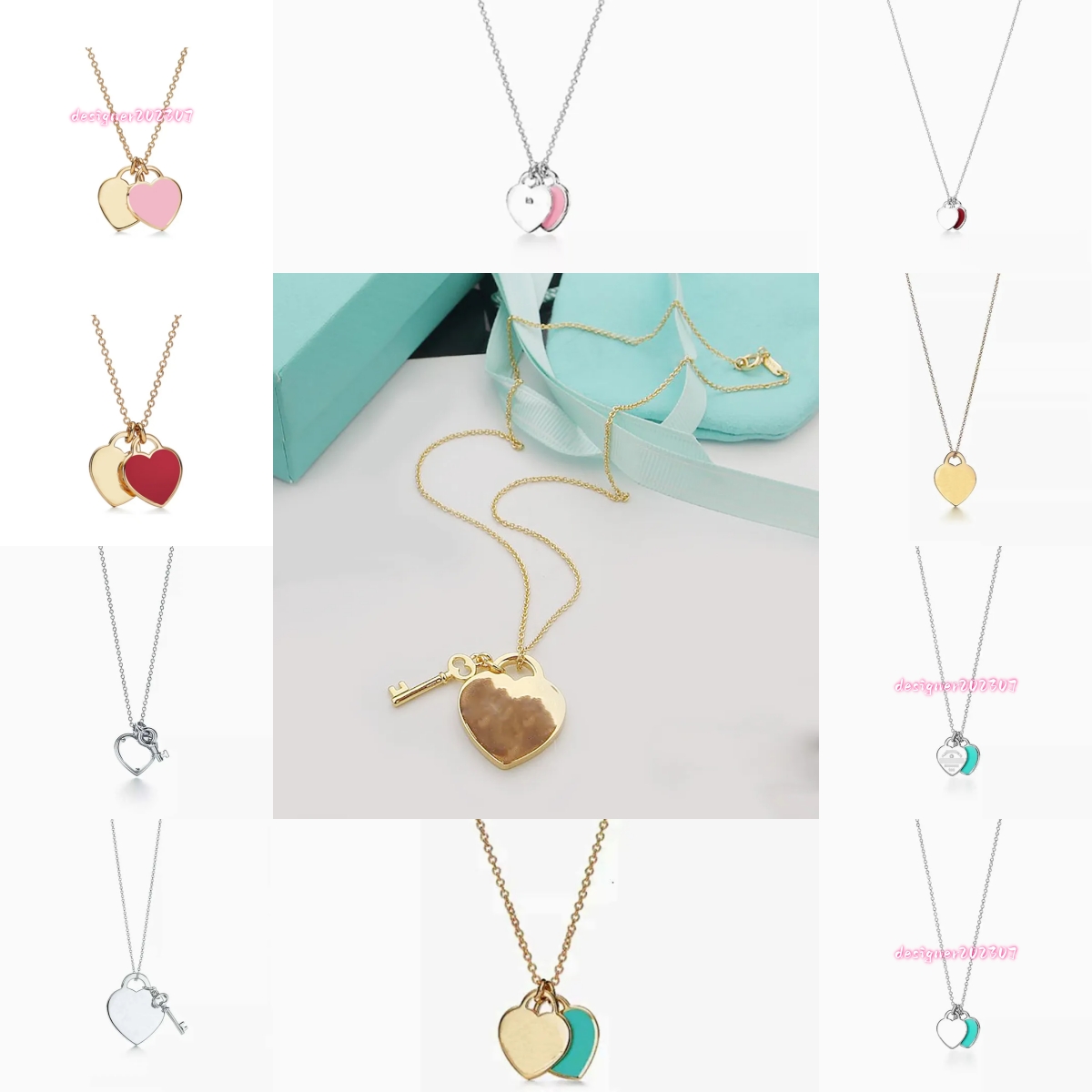 Necklace designer necklace luxury jewelry designer jewelry women diamonds love metal chain letter pendant charm necklaces Wedding Valentines Day gift