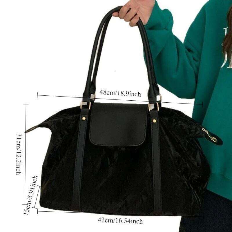 Large Capacity Women's Short-distance Portable Business Trip Storage Fitness Travel Light Luggage Bag Y260225