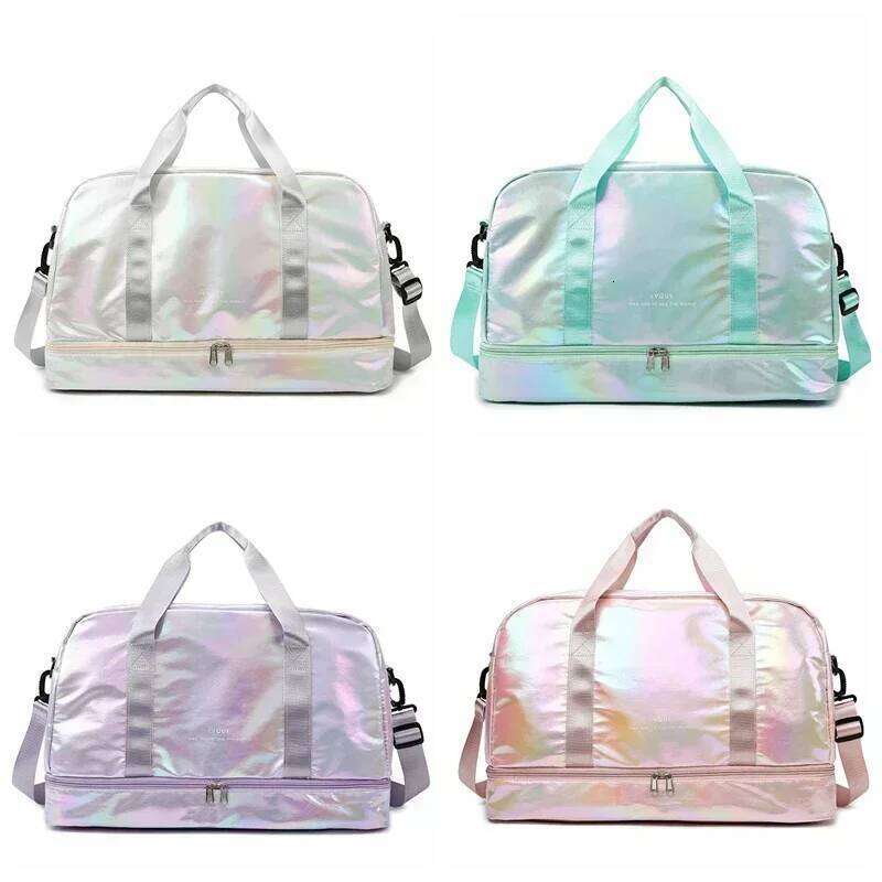 Women's Gym Travel Large Capacity Handbag Shoulder Casual Crossbody Luggage Dry Wet Separation Sports Fitness Bag Y260225