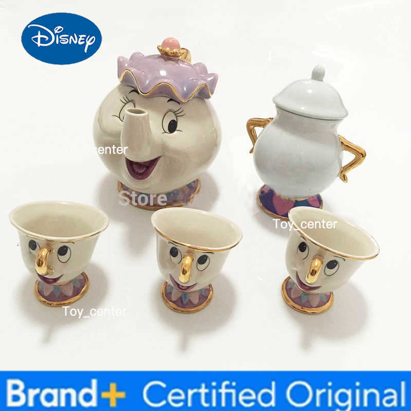 Cartoon Tea Set Teapot Sugar Bowl Pot Set Coffee Cup Kettle for Friend Gift H260225