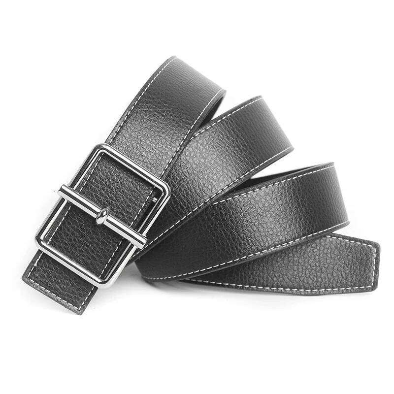 2024 Business Luxury Designer Brand Pin Buckle Belt Men High Quality Women Genuine Real Leather Dress Strap for Jeans Waistband Y260225