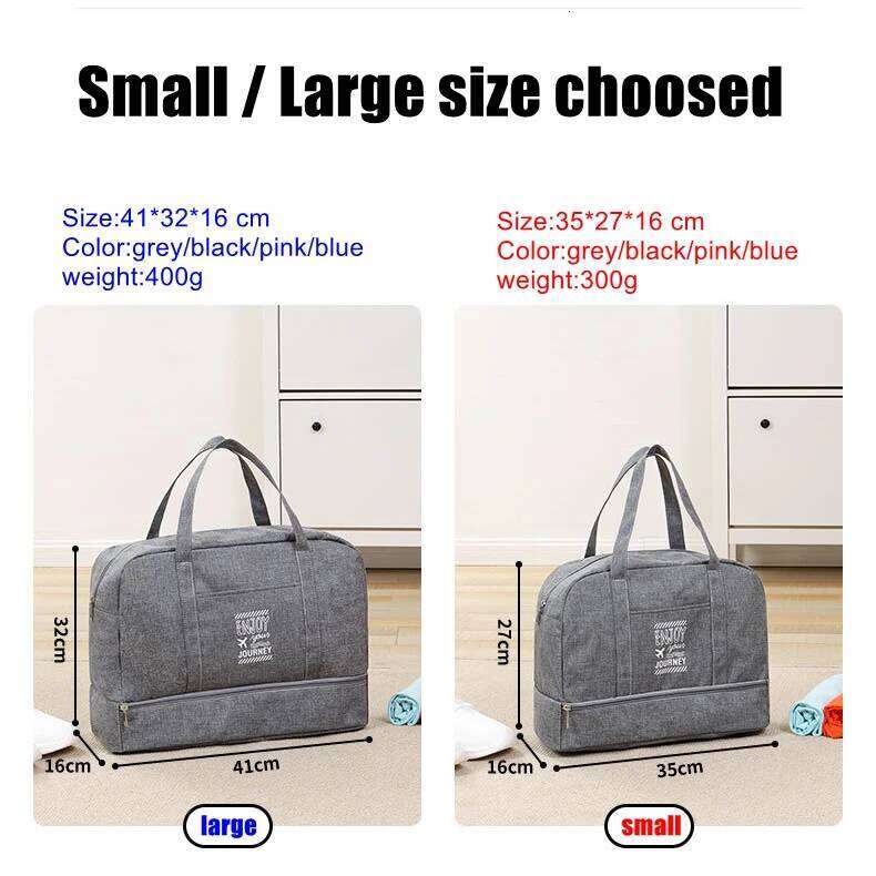 Large Capacity Yoga Gym Sport Duffle Bag Weekend Package Luggage Bags Oxford Travel Handbag for Women Men Packaging Organizer Y260225