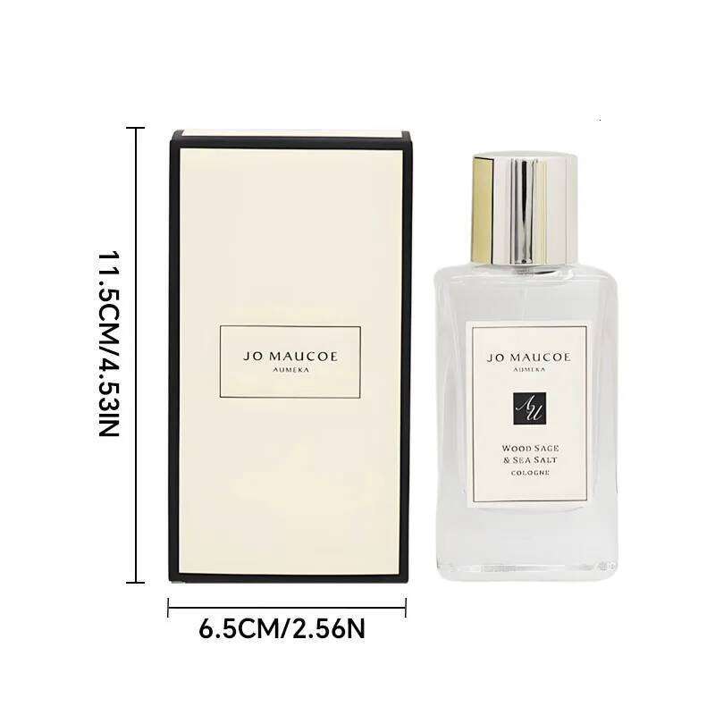 AUMEKA Wood Sage & Sea Salt cologne Unisex Perfume Luxury Long Lasting Aromatic Spray Makeup Gift For Men Women 65ml 26Y0225