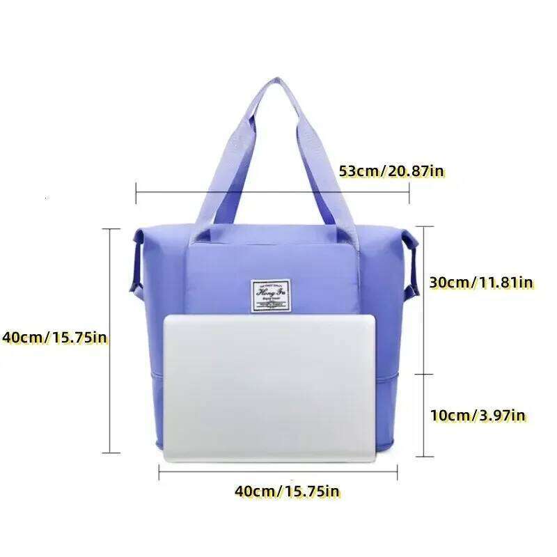 Medium Size Luggage Foldable Female Short Distance Portable Large Capacity Maternity Storage Travel Duffel Fitness Bag Y260225