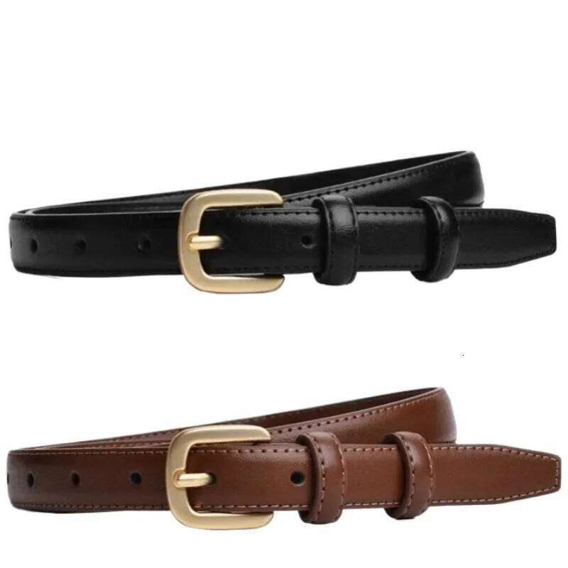 Casual Fashion with Simple and High-end Feel, Needle Buckle Double Loop Belt Suitable for Daily Wear Y260225