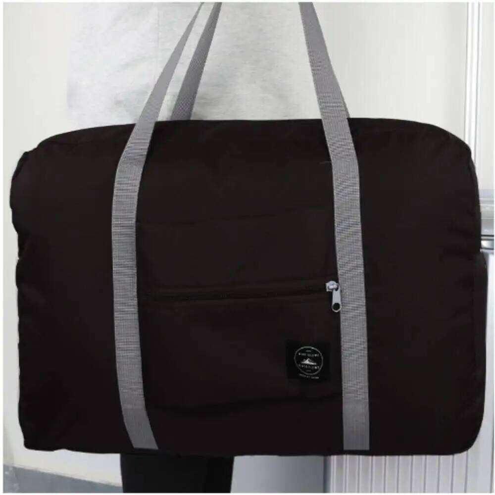 Large Capacity Folding Bags Waterproof Luggage Tote Handbag Travel Duffle Gym Yoga Storage Shoulder Bag For Women Men Y260225
